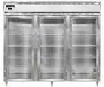 Continental Refrigerator D3RENSAPT-GD-SD 85.50'' Section Door Pass-Thru Refrigerator