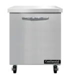 Continental Refrigerator SW27N 27.5'' Worktop Refrigerator with Compressor -