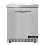 Continental Refrig SWF27N-FB Work Top Freezer