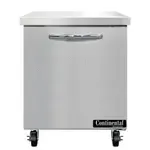 Continental Refrig SWF27N Work Top Freezer