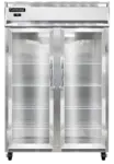 Continental Refrigerator 2FNGD 52'' 2 Section Glass Door Reach-In Freezer