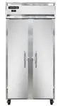 Continental Refrigerator 2FSEN 36.25'' 2 Section Solid Door Reach-In Freezer