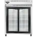 Continental Refrigerator 2RENSASGD 57'' 2 Section Door Reach-In Refrigerator