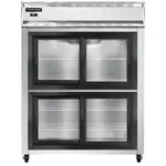 Continental Refrigerator 2RENSASGDHD 57'' 2 Section Door Reach-In Refrigerator
