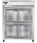 Continental Refrigerator 2RESNSASGDHD 57'' 2 Section Door Reach-In Refrigerator