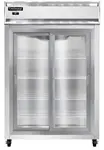 Continental Refrigerator 2RNSASGD 52'' 2 Section Door Reach-In Refrigerator