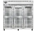 Continental Refrigerator 3FNGDHD 78'' 3 Section Glass Door Reach-In Freezer