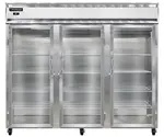Continental Refrigerator 3RENSAPT-GD-SD 85.50'' Section Door Pass-Thru Refrigerator