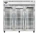 Continental Refrigerator 3RNGD 78'' 3 Section Door Reach-In Refrigerator