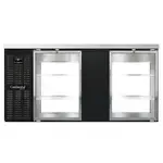 Continental Refrigerator BB69NGDPT Refrigerated Back Bar Cooler