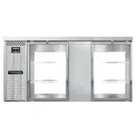 Continental Refrigerator BB69NSSGDPT Refrigerated Back Bar Cooler