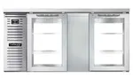Continental Refrigerator BB69NSSGDPT Refrigerated Back Bar Cooler