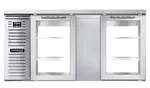 Continental Refrigerator BB69NSSGDPT Refrigerated Back Bar Cooler