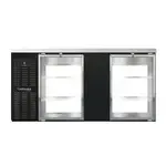 Continental Refrigerator BB69SNGDPT Refrigerated Back Bar Cooler