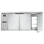 Continental Refrigerator BB79NSSPT Refrigerated Back Bar Cooler