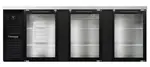 Continental Refrigerator BB90NGD Refrigerated Back Bar Storage Cabinet,