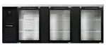 Continental Refrigerator BB90NGD Refrigerated Back Bar Storage Cabinet,