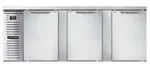 Continental Refrigerator BB90NSS Refrigerated Back Bar Storage Cabinet,