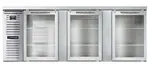 Continental Refrigerator BB90NSSGD Refrigerated Back Bar Storage Cabinet,