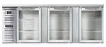 Continental Refrigerator BB90NSSGD Refrigerated Back Bar Storage Cabinet,