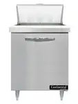 Continental Refrigerator D27N8 27.5'' Refrigerated Sandwich / Salad Prep Table with
