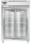 Continental Refrigerator D2RSNSGD 52'' 2 Section Door Reach-In Refrigerator