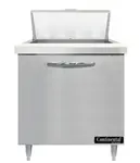 Continental Refrigerator D32N8 32'' Refrigerated Sandwich / Salad Prep Table with