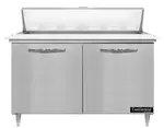 Continental Refrigerator D48N12C 48'' Refrigerated Sandwich / Salad Prep Table with
