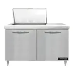 Continental Refrigerator D48N12M 48'' Mega Top Refrigerated Sandwich / Salad Prep Table