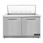 Continental Refrigerator D48N18M-FB 48'' Mega Top Refrigerated Sandwich / Salad Prep Table
