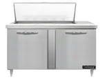 Continental Refrigerator D60N18M 60'' Mega Top Refrigerated Sandwich / Salad Prep Table