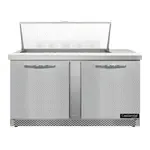 Continental Refrigerator D60N18M-FB 60'' Mega Top Refrigerated Sandwich / Salad Prep Table