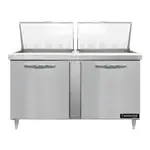 Continental Refrigerator D60N24M 60'' Mega Top Refrigerated Sandwich / Salad Prep Table