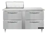 Continental Refrigerator D60N8-D 60'' Refrigerated Sandwich / Salad Prep Table with