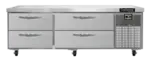 Continental Refrigerator D72GN 72" Drawer Refrigerated Chef Base with Top -