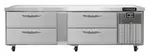 Continental Refrigerator D84GN 84" Drawer Refrigerated Chef Base with Top -
