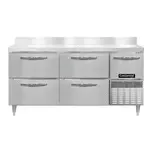 Continental Refrigerator DFA68NSSBS-D 68'' Worktop Freezer with Compressor -