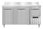 Continental Refrigerator DRA60NSSBS 60'' Worktop Refrigerator with Compressor -