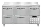 Continental Refrigerator DRA60NSSBS-D 60'' Worktop Refrigerator with Compressor -