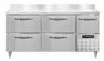 Continental Refrigerator DRA68NSSBS-D 68'' Worktop Refrigerator with Compressor -