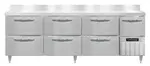 Continental Refrigerator DRA93NSSBS-D 93'' Worktop Refrigerator with Compressor -
