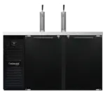 Continental Refrigerator KC59N Draft Beer Cooler - Black, Capacity,