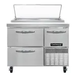 Continental Refrigerator PA43N-D 43'' Refrigerated Pizza Prep Table
