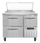 Continental Refrigerator PA43N-D 43'' Refrigerated Pizza Prep Table