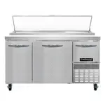Continental Refrigerator PA60N 60'' Refrigerated Pizza Prep Table