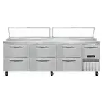 Continental Refrigerator PA93N-D 93'' Refrigerated Pizza Prep Table