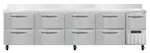 Continental Refrigerator RA118NBS-D 118'' Worktop Refrigerator with Compressor -
