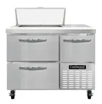 Continental Refrigerator RA43N6-D 43'' Refrigerated Sandwich / Salad Prep Table with