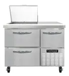 Continental Refrigerator RA43N9M-D 43'' Mega Top Refrigerated Sandwich / Salad Prep Table