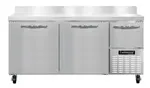 Continental Refrigerator RA68NBS 68'' Worktop Refrigerator with Compressor -